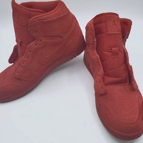 NIKE AIR JORDAN 1 2016 RETRO HIGH TRIPLE GYM RED SUEDE [332550-603] Size 8 - Picture 13 of 16